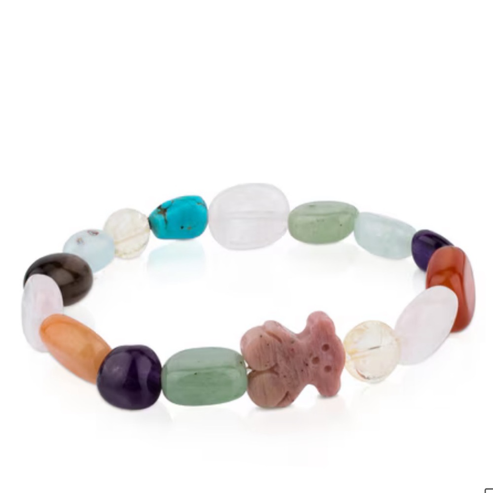 Tous Colors Rhodonite Bear Bracelet View 5
